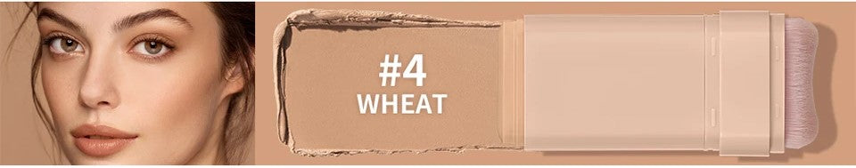 Skin Tint Foundation Stick with Brush Multi Use Matte Waterproof